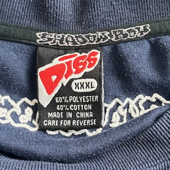 Diss Shadow Boss Navy Blue Short Sleeve Shirt Size 3XL - Picture 12 of 13